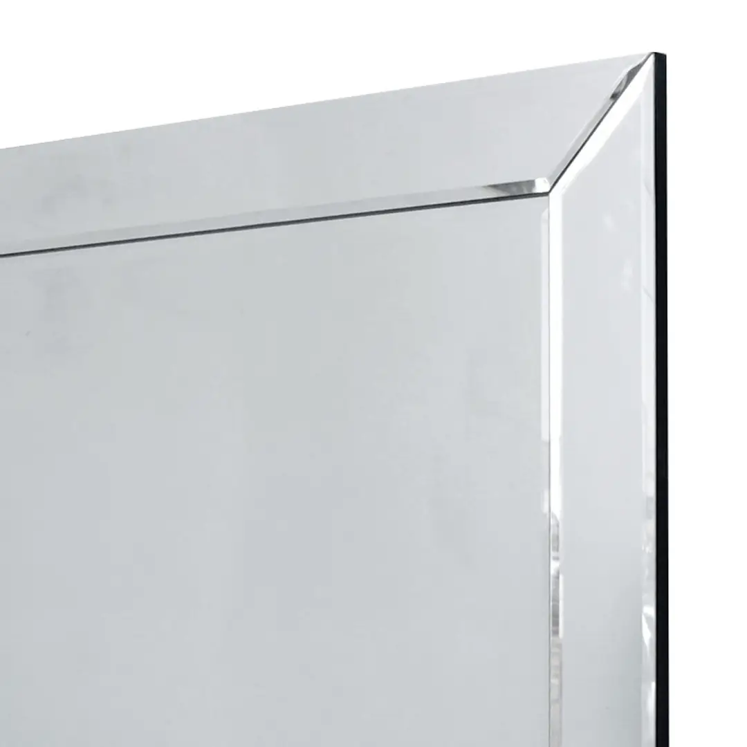 Close-up of sleek, modern refrigerator door