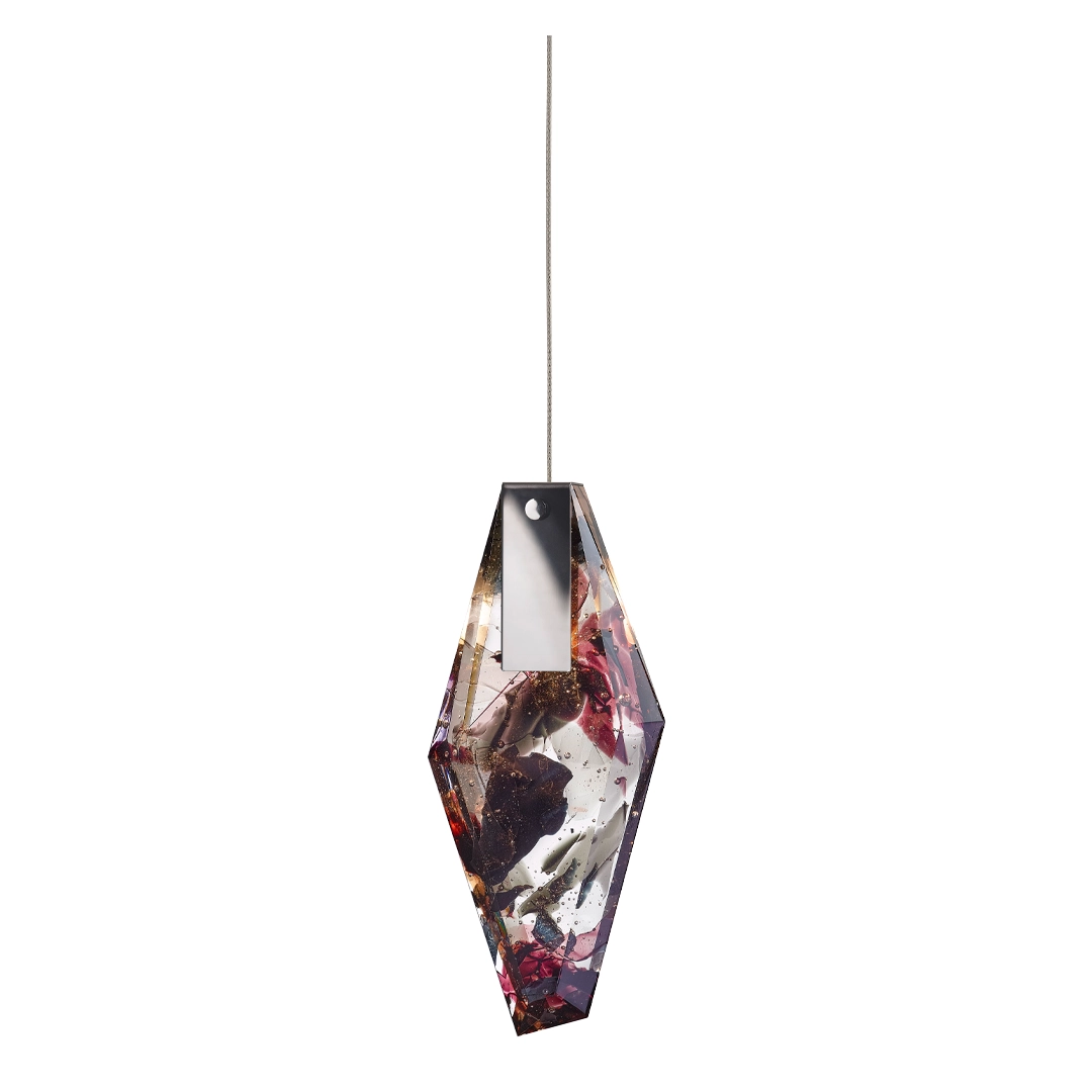 Colorful abstract modern hanging pendant light