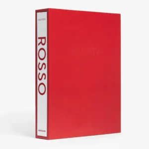 Red Valentino Rosso book by Assouline on white background