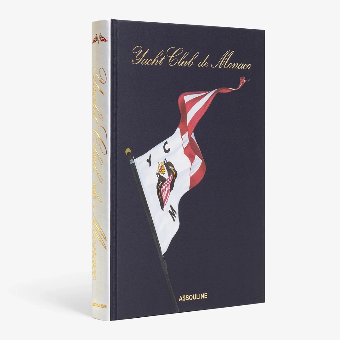 Yacht Club de Monaco book cover with flag