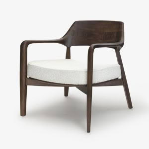 OSLO ARMCHAIR - ASHWOOD DARK WALNUT STAIN - FABRIC COP900