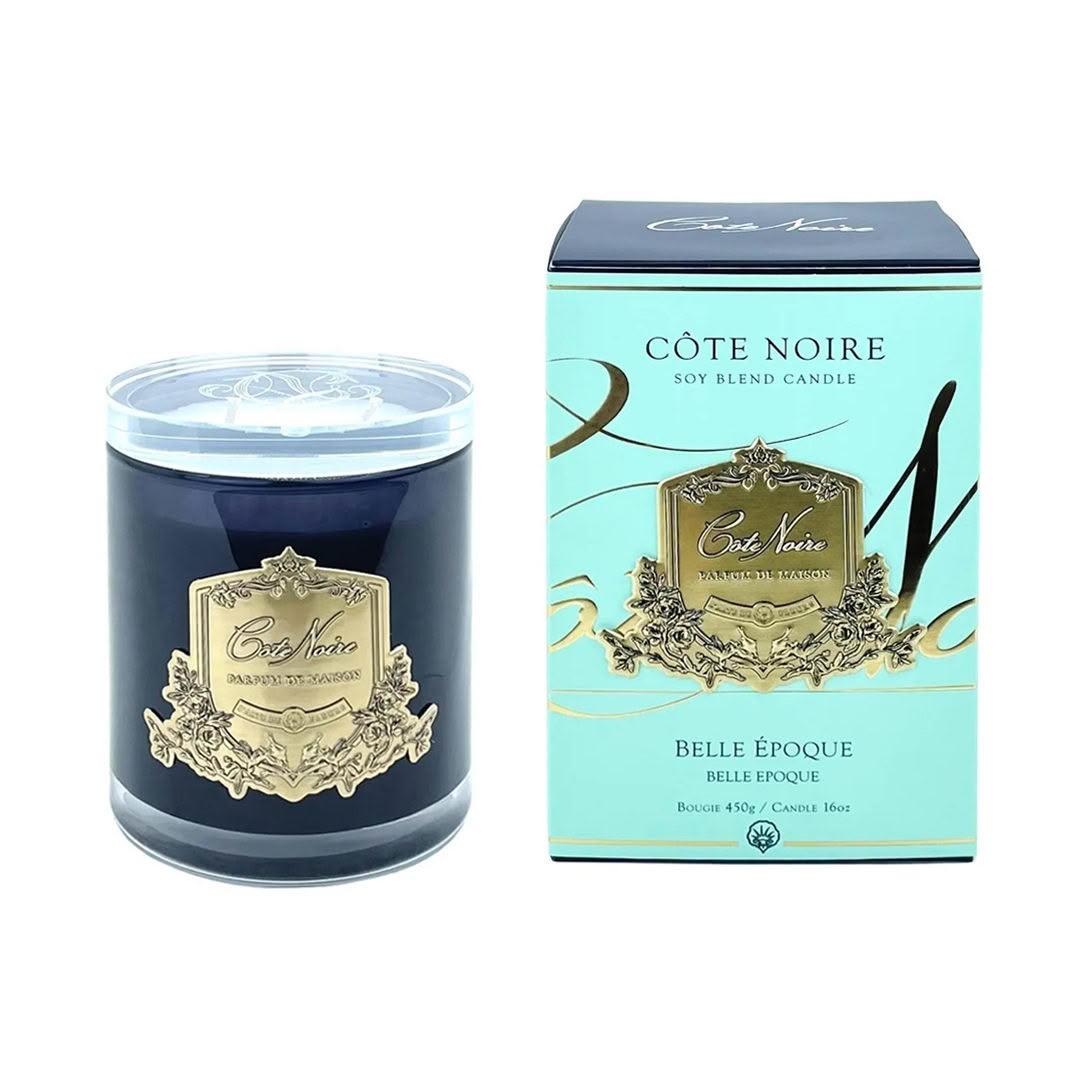 Côte Noire soy blend candle with box