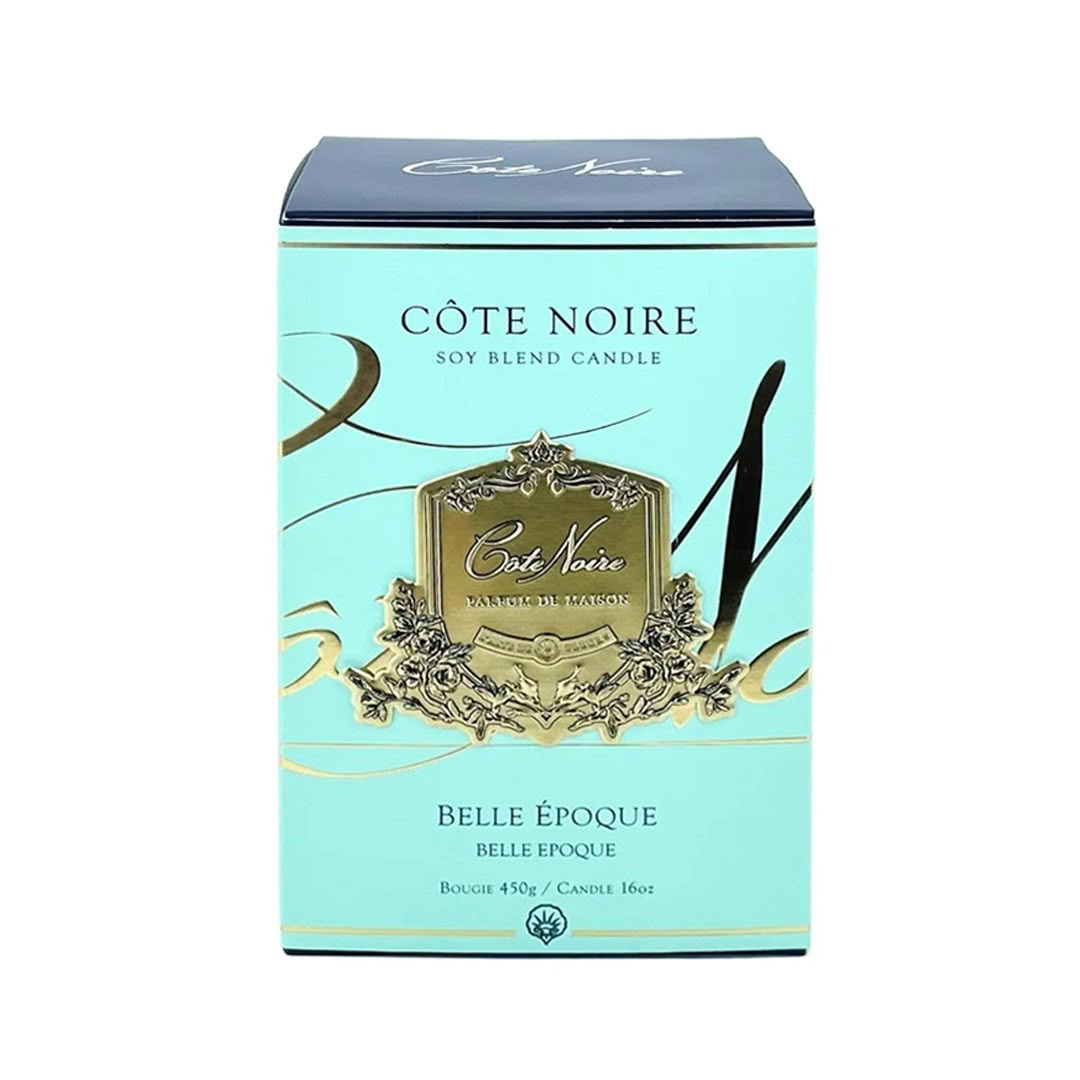 Côte Noire Belle Epoque Soy Candle Packaging