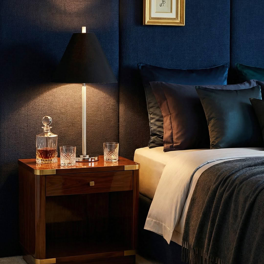 TZ - MONACO BEDSIDE LAMP - NICKEL - Image 2