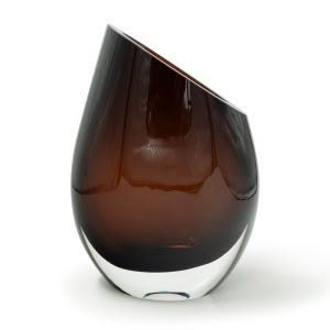 TZ - ARCHIE VASE - LARGE - col. BROWN