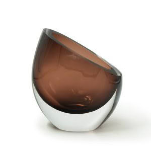 TZ - ARNIE VASE col. BROWN