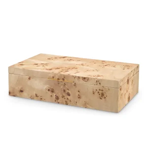 FARO BOX - LIGHT BROWN MAPPA BURL VENEER