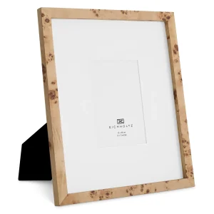BRAGA PICTURE FRAME - LARGE - NATURAL MAPPA BURL VENEER