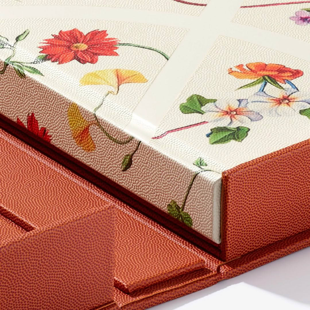 Basketball-The-Impossible-Collection_1 Stacked floral and textured fabric samples