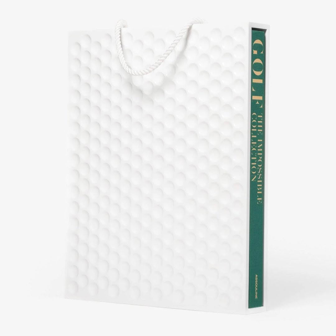 Golf-The-Impossible-Collection_2 Golf book in textured white shopping bag