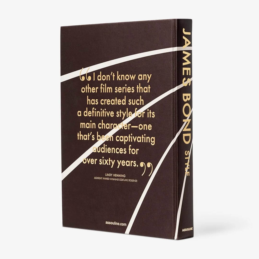 James Bond book cover with quote and design