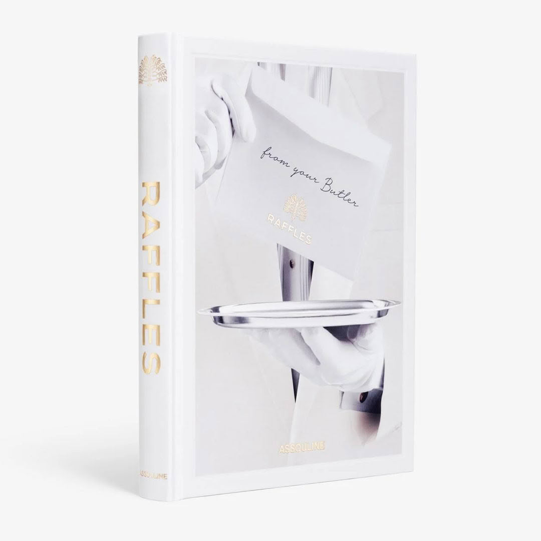 Book cover showing butler holding serving tray