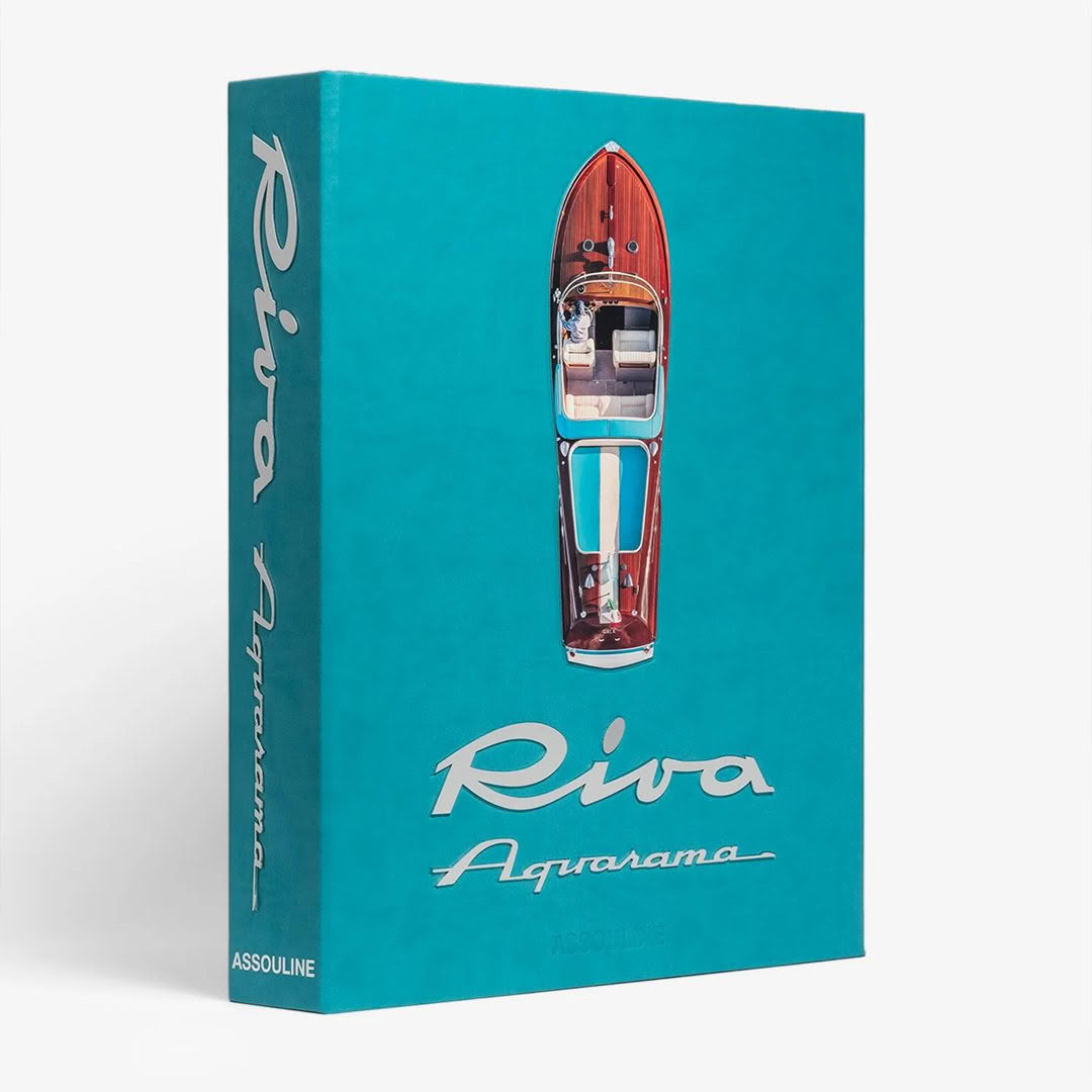 Riva Aquarama book cover with boat image
