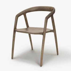 SOHO DINING CHAIR - ASHWOOD LIGHT WALNUT STAIN