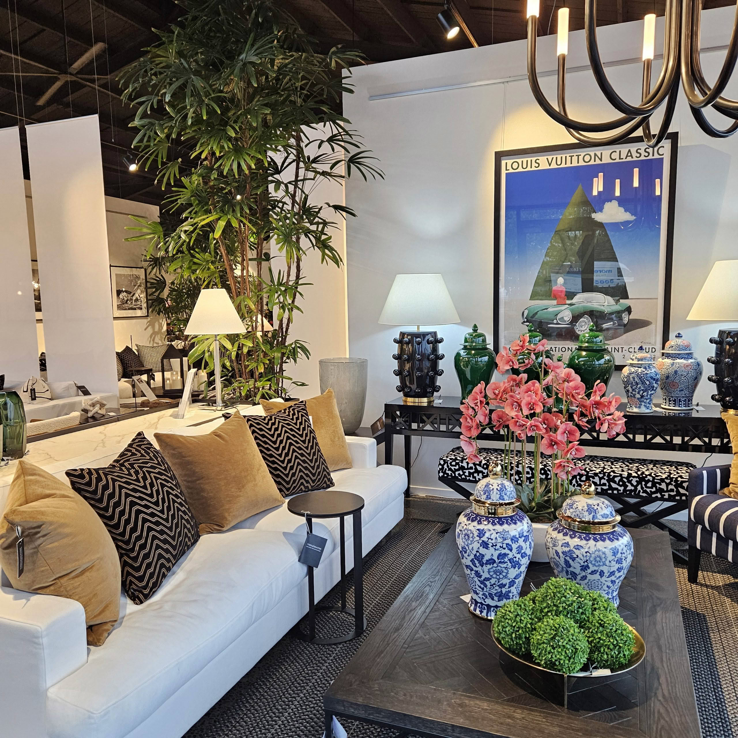 The 5000 sq foot showroom a Trenzseater Interiors in Chch showcases some of the world's finest furniture and furnishings brands