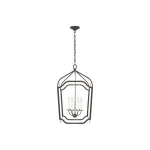 Vintage-style metal lantern pendant light