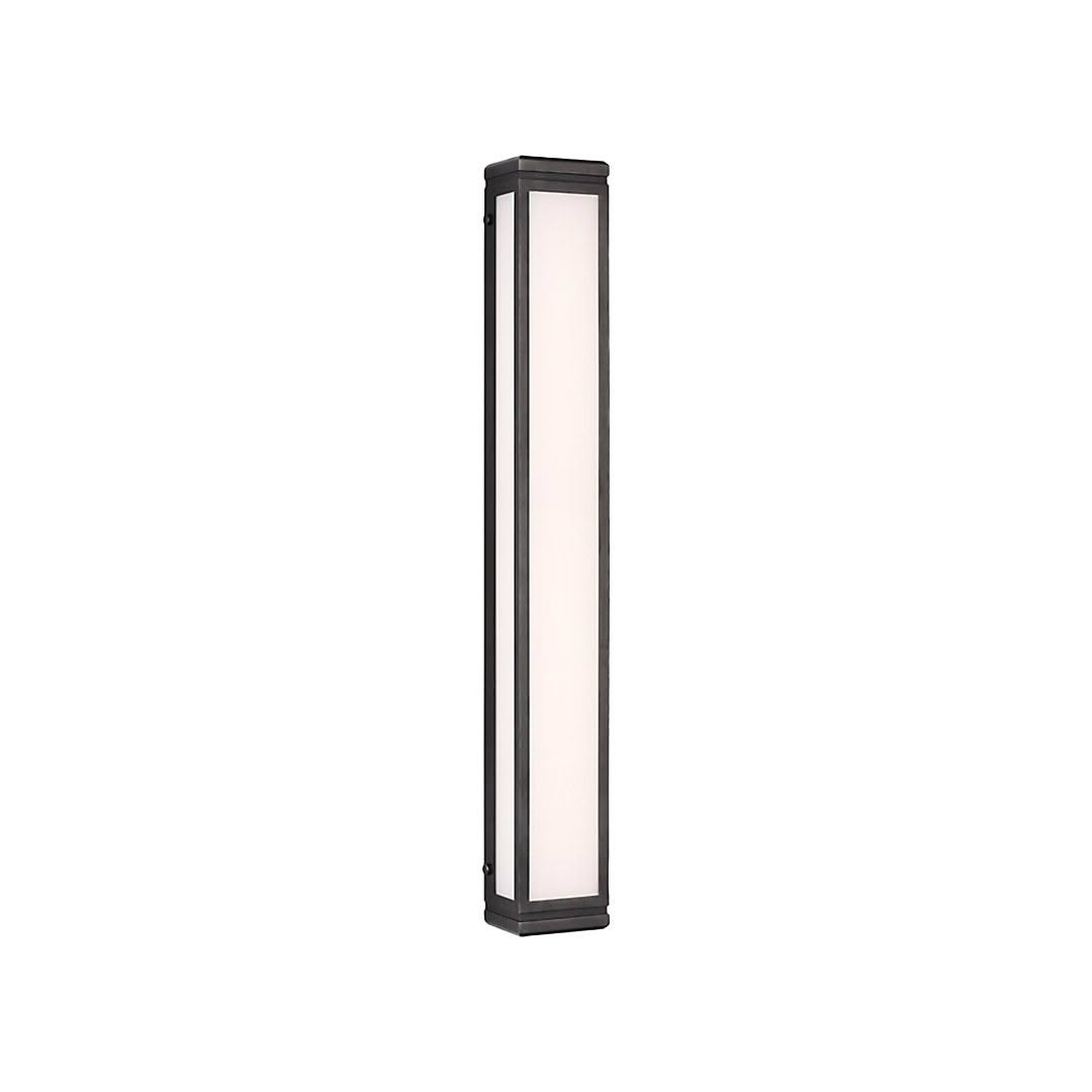 Tall black outdoor lamp post