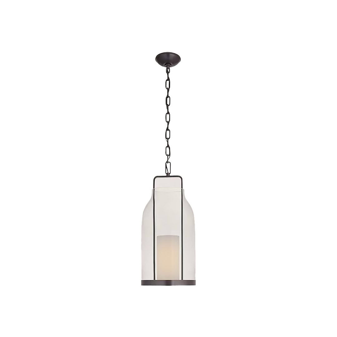 Modern hanging pendant light with chain