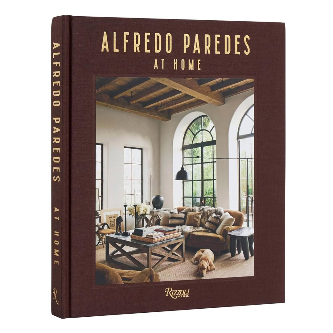 Alfredo Paredes At Home book cover with elegant interior
