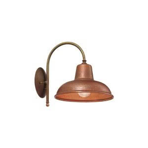Vintage copper wall-mounted light fixture