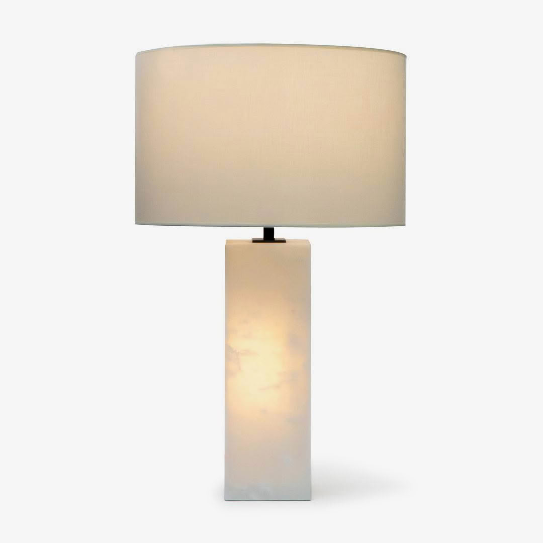 SANTA MONICA TABLE LAMP - ALABASTER