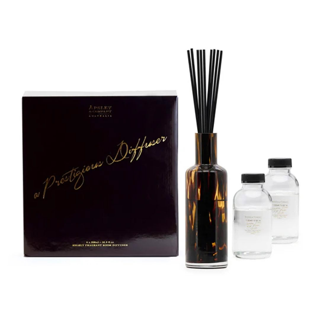 Luxury reed diffuser set with elegant packaging