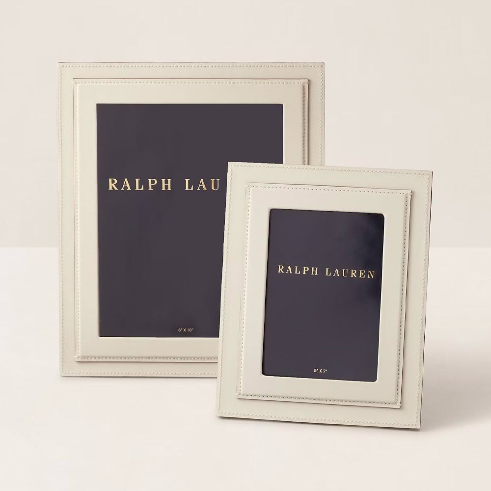 Ralph Lauren branded picture frames in varying sizes