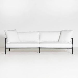 CABANA OUTDOOR SOFA - 3 SEATER - OFF-WHITE FABRIC