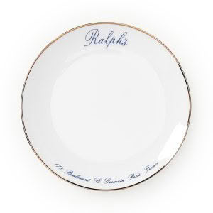 RALPH'S PARIS CANAPE PLATE SET OF 4