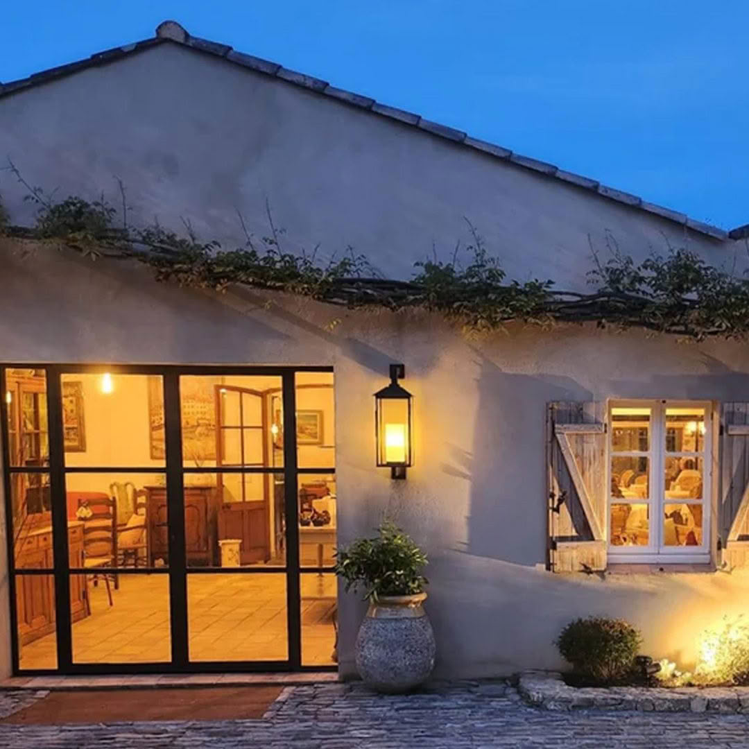 belefeu life2 Cozy evening cottage with illuminated interiors and exterior lantern