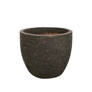 Lava Egg Pot Black – Large