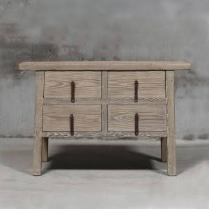 ANTIQUE SHANXI 4 DRAWER CONSOLE - 410824