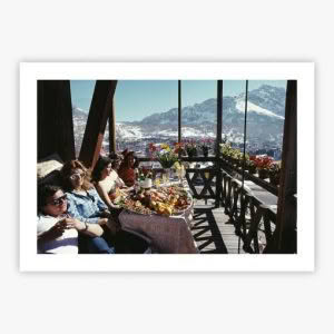 Slim Aarons Catching The Sun In Cortina- Print