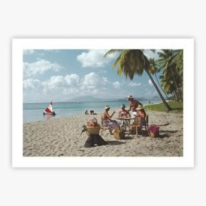 Slim Aarons Lobster Lunch- Print