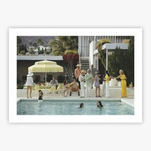 Slim Aarons Poolside Gathering- Print