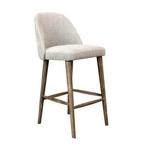 DUPONT LOW BARSTOOL - SOPHIE LINEN