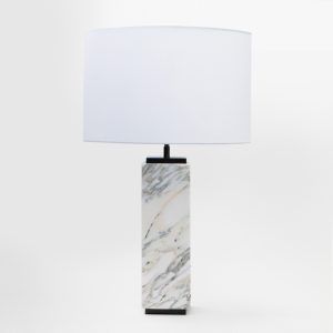 ROMA TABLE LAMP - ARABESCATO MARBLE BASE