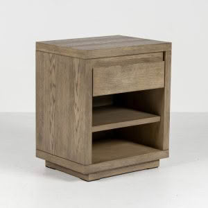 HUNTER BEDSIDE TABLE - ANTIQUE GREY