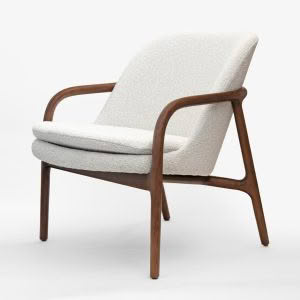 Amalfi Occasional Chair - Dark Walnut