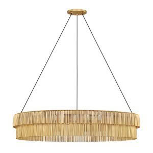 Differo 34" Layered Ring Chandelier - GILD