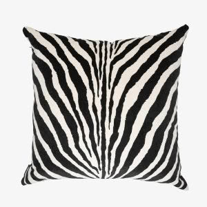 SOHO SCATTER CUSHION 600 x 600mm - RALPH LAUREN BARTLETT ZEBRA col. BLACK FRL5186/02