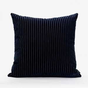 SOHO SCATTER CUSHION 600 x 600mm - TZ - MONT BLANC VELVET col. BLACK