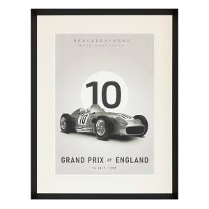 CLASSIC MERCEDES PRINT - ST001 - BLACK FRAME