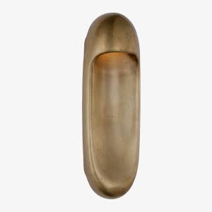 Esculpa 18" Elongated Wall Light - Brass
