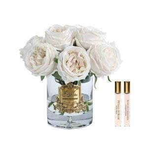 LUXURY GRAND GARDEN ROSE BUD BOUQUET - CHAMPAGNE - COTE NOIRE