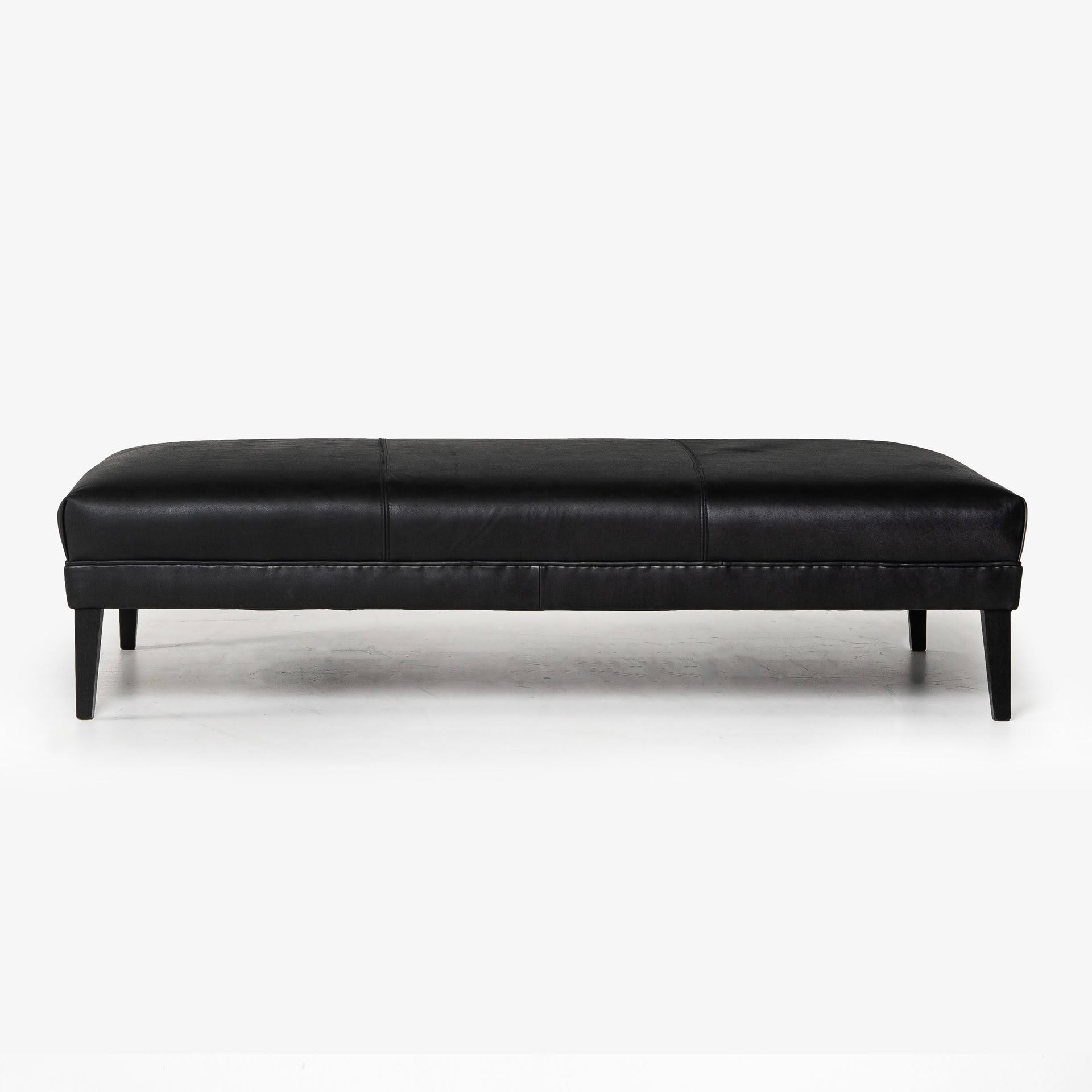Henri Ottoman with Border Plain top