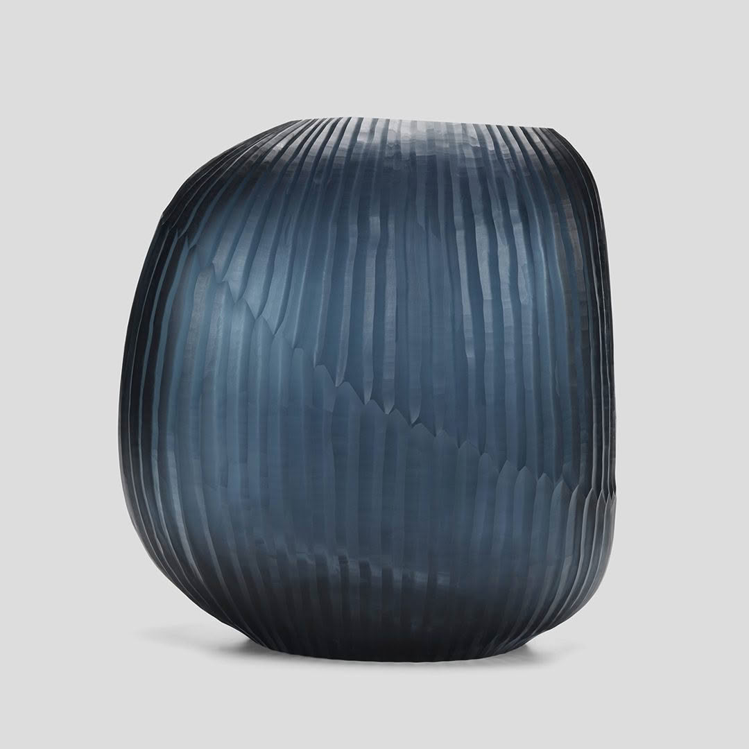 LUME VASE - MEDIUM - PETROL