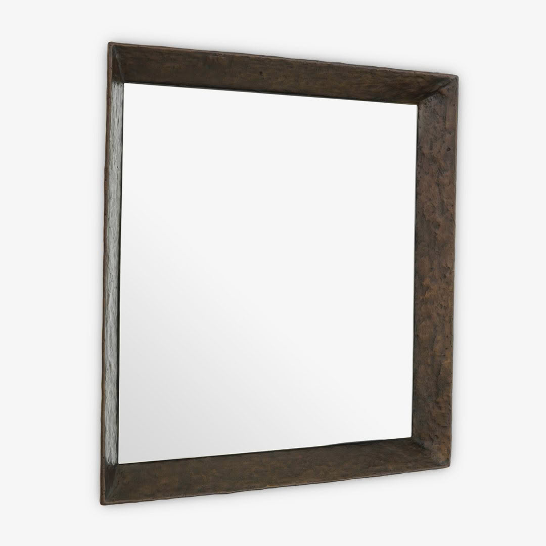 Othello Mirror square - bronze