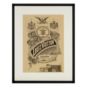 VINTAGE LUXURY FASHION PRINT - MAN027 - BLACK FRAME