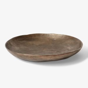 SOLEIL BOWL - 51cm DIA x 10cm H - ANTIQUE COPPER